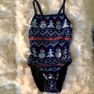 Sunbank Tank Christmas Suit